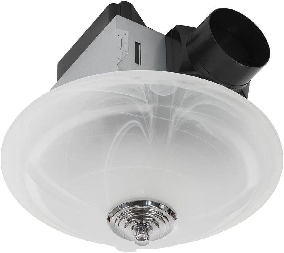 HOMEWERKS 80 CFM 3in1 Decorative Bathroom Exhaust Fan with long life