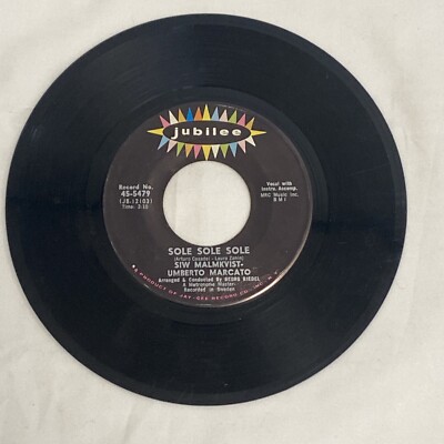 Sue Malmkvist - Umberto Marcato Sole Sole Sole /Sabato Sera (45-5479) 45RPM