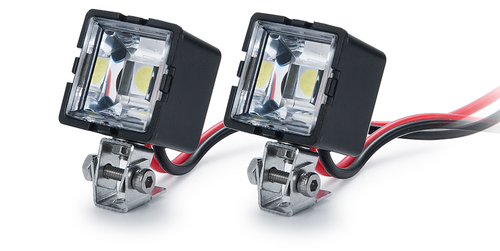 2x LED RC Dachbeleuchtung Spotlights Scheinwerfer Eckig Lampe RC Auto Drohne - Bild 3 von 7