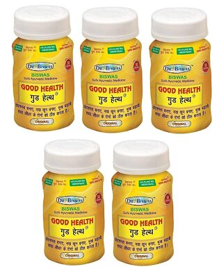 Dr. Biswas Ayurvedic Good Health 50 Capsules (Pack of 5) Improves stamina