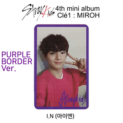 STRAY KIDS SKZ 4th mini album CLÉ 1 MIROH Official Photocard