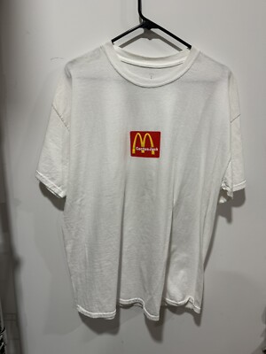 Travis Scott Cactus Jack McDonald's Sesame T-Shirt White Mens Size