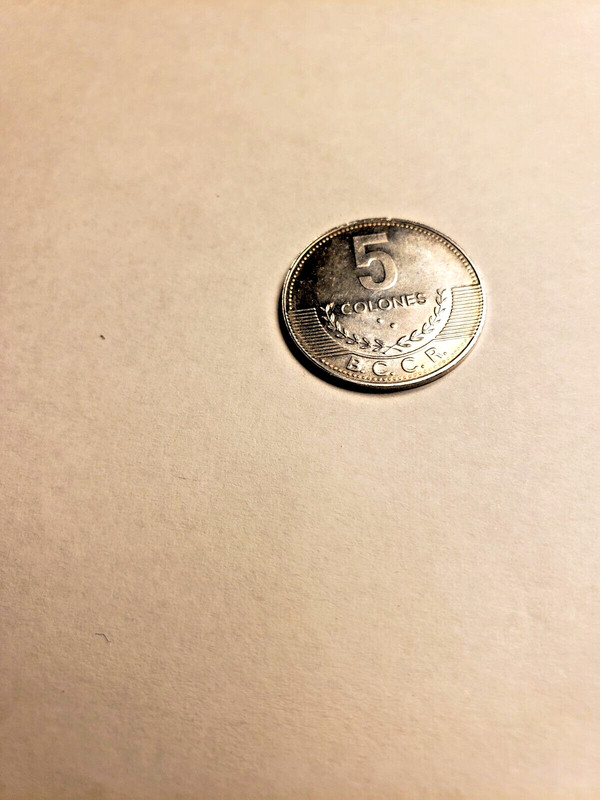 Costa Rica 1 PCS Coin, 5 Colones, 2008, KM#227b, UNC