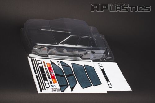 RC Body Car Drift Touring 1:10 BMW 3 E 30 Sedan E30 style APlastics New Shell - Picture 4 of 11