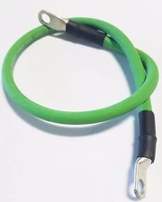 4 Gauge AWG Copper Battery Cable, Car, Truck, RV, Solar - Custom Made 9" Cable