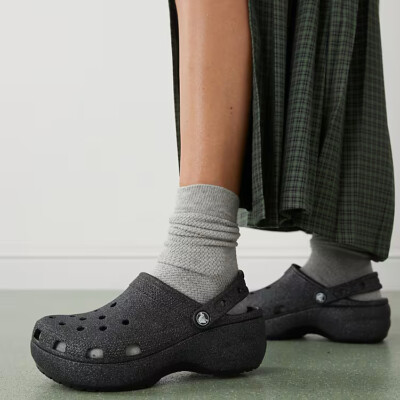 ミュージック  CROCS Classic Mary Jane Glitter Clog 210737 Multi Women's Size