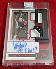 Total D Refractor GOLD RETRO Diecut Z-Force Spectra Prizm David Robinson