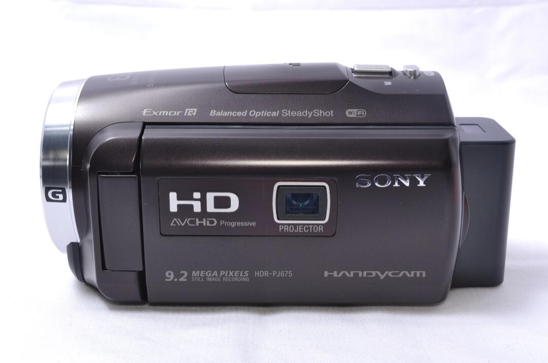 Sony HDR-PJ675 Digital Camera Camcorder Handycam brown color Sony HDR-PJ675 Digital Camera Camcorder Handycam brown color