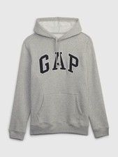GAP Gray Logo Pullover Cotton Hoodie Men  s Size 510981-02-1
