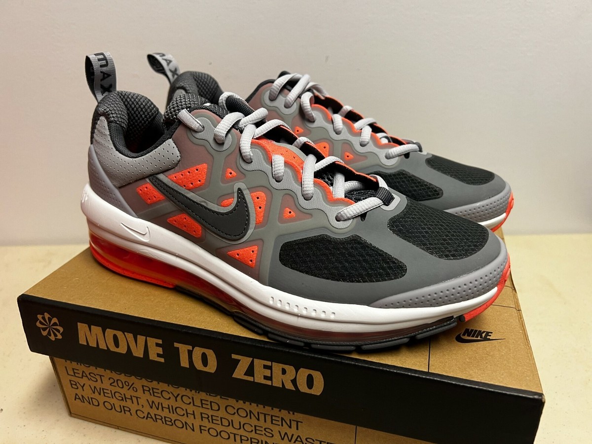 Nike Air Max Genome Light Smoke Grey Bright Mango CW1648-004 Men\'s Shoes Size 13 WATCH BEFORE YOU BUY! Nike Air Max Genome  main image 2