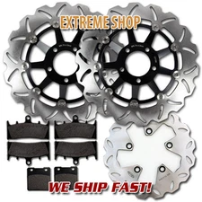 F+R Brake Rotor Disc+ Pads for Suzuki GSXR 750 (1994-1995) GSXR 1100 (1993-1998)