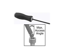 .050" Ball-End Hex Screwdriver for 2-56 & 1-72 Hex Head Rivet Replacement Screws