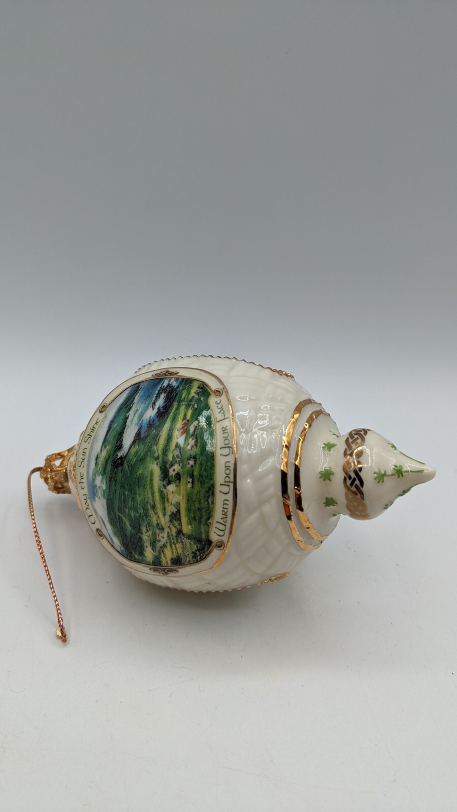 1999 The Bradford Exchange Irish Blessings Heirloom 5" Porcelain Ornament Sun - Picture 6 of 8