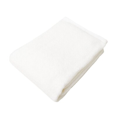 Imabari Soft Antibacterial Virus Bath Towel 100% Cotton 23in x 47in White