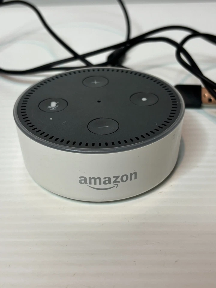 Amazon Alexa Echo Dot 2nd Generation Smart Home Assistant - White Model RS03QR - Image 2 of 3