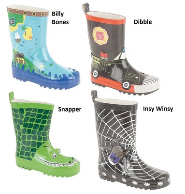 fire engine wellies