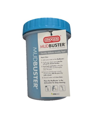 #ad Dexas Mudbuster Medium Portable Dog Paw Mud Dirt Washer Muddy Feet Cleaner New $15.20