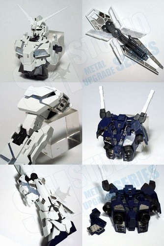 Per MGEX 1/100 Unicorno Metal Etch Parts - Kit Miglioramento Dettagli GK Parts - Foto 5 di 6