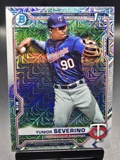 2021 Bowman #BCP-140 Yunior Severino Chrome Prospects Mojo Refractor 1st
