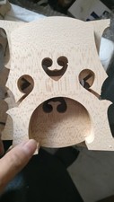 1 PC Good Quality Double Bass Bridge 3/4 or 4/4 Flamed Maple Bridge