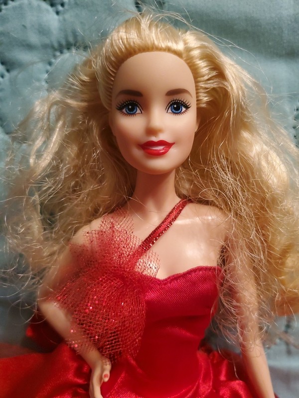 Barbie Signature 2022 Holiday Doll with Blonde Hair - HBY03