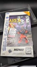 Area 51 - Sega Saturn - 1996 - Authentic Complete CIB w/ Manual Reg Card