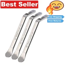 Sleek Stainless Steel Bicycle Tire Levers – Perfect for Quick Fixes, Pack of 3