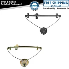 Manual Window Regulator Left Right Pair for Sidekick Tracker Sunrunner 2 Door