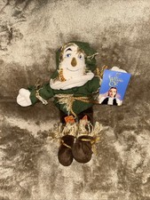 Wizard of Oz Scarecrow Vtg Plush Beanie Doll Warner Bros. Collectible