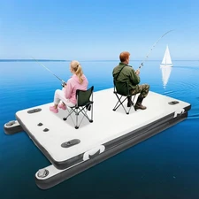 400kg PVC Fishing Boat  Inflatable Boat Portable Multi Person Swimming Dock 8PSI