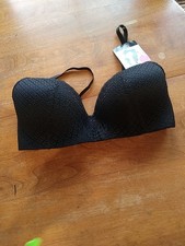 Maidenform Women's Bra Self Expressions Black Wireless 34D Black NWTs
