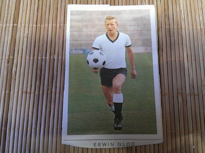 2 Alte Fußball-Sammelbilder 60ziger Jahre - Rudi Entenmann / Erwin Glod