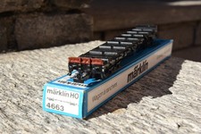 MARKLIN 4663 H0 VAGONE PIANALE RS680 DB, CON STANTI PIEGHEVOLI.