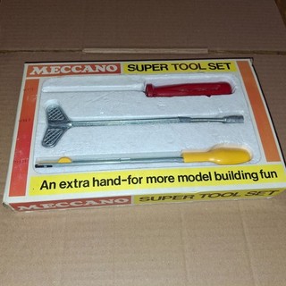 KOMPLETTES 3 TEILIGES IN OVP "MECCANO SUPER WERKZEUG SET"
