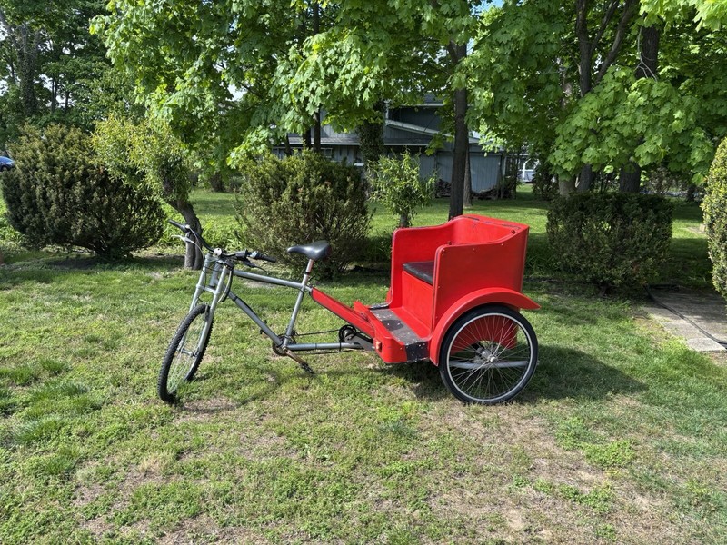 Red Pedicab Bicycle Taxi – Long Island, NY – Great for Beach Towns & Events
