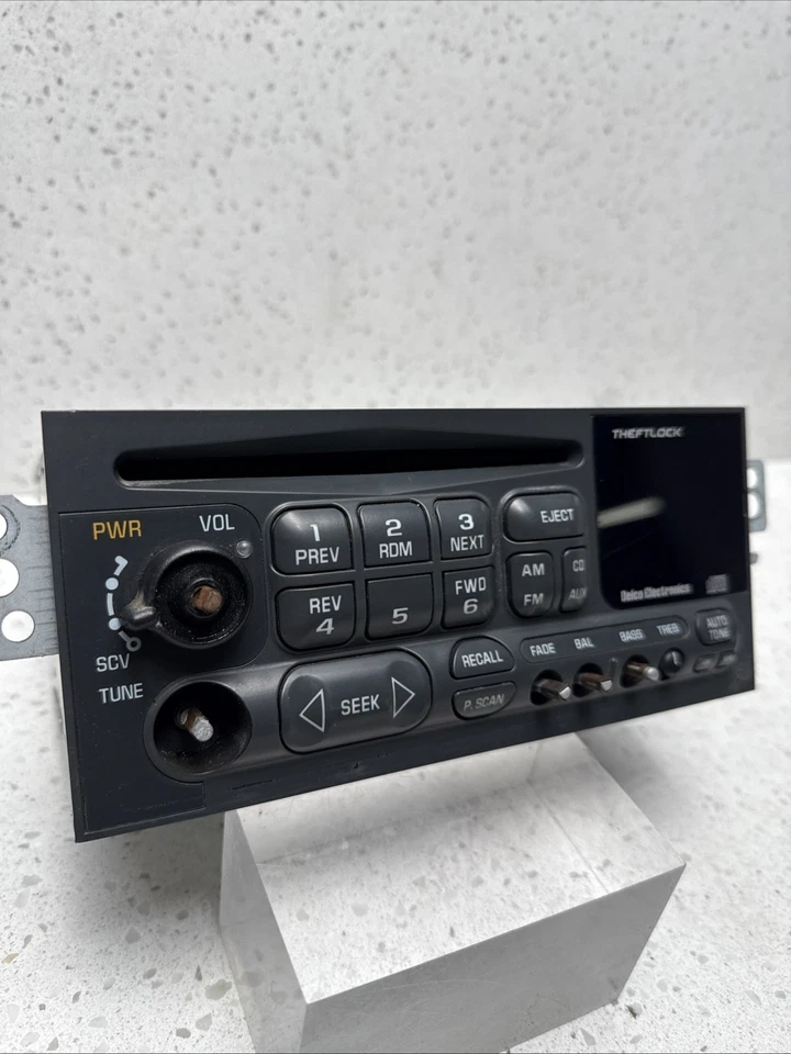 01-04 Corvette C5 Radio Estéreo Reproductor de CD Am/Fm 09390211 OEM Foto 2 de 4