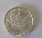 Silver Bullet Silver Shield Cannabis 2015 1 oz .999 Fine Silver Round