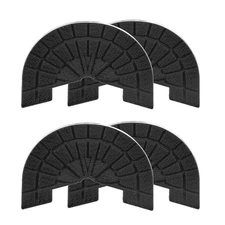 2pair Heel Plates Sole Protector Size 10-11 Non Slip Pad Replacement Black