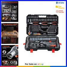 314 Piece Mechanics Tool Set 14 38 12 In Drive Metric Socket Wrench Bit Cr-v 314 Piece Mechanics Tool Set 14 38 12 In Drive Metric Socket Wrench Bit Cr-v