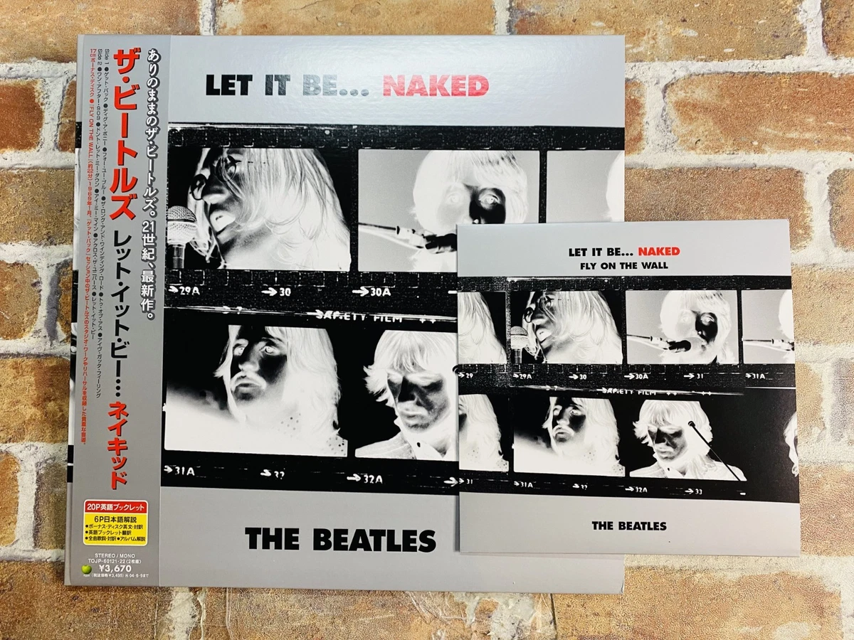 Beatles Let It Be Naked RARE Japan 1st Edition Original OBI LP 7