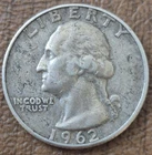 1962-D Washington Quarter 90% Silver $.25