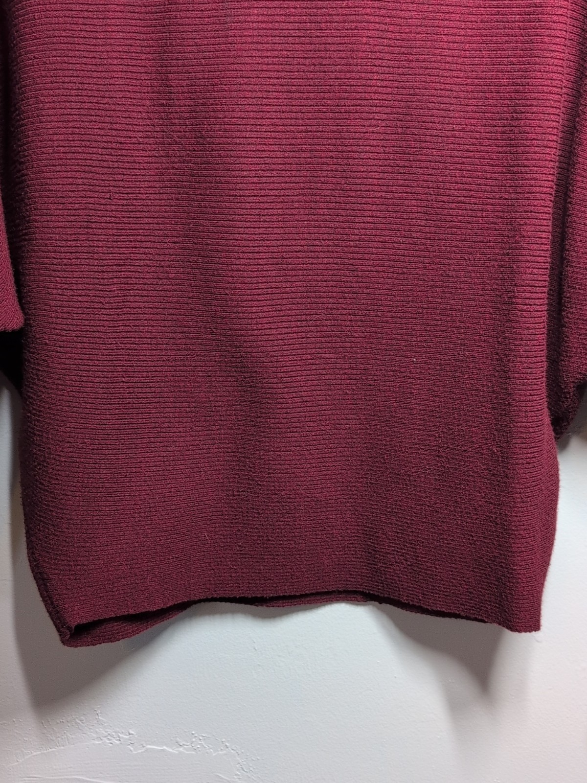 Joan Vass SOft Tiny Ribbed Pullover Sweater Small… - image 3