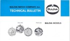 Bulova TECHNICAL BULLETTIN Models 224-7BEACD - 11AOAC - 11ANACB - 12EBA others
