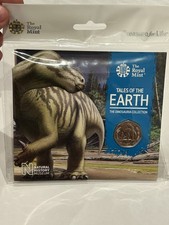 2020 Dinosaur Iguanodon Fifty Pence 50p Coin Brilliant Uncirculated BUNC BU