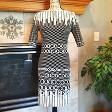 Julia Jordan Size 6 Black White Dress!