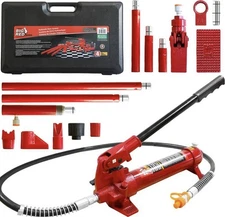 Big Red 4 Ton Porta Power Hydraulic Ram Body Frame Repair Kit & Carry Case