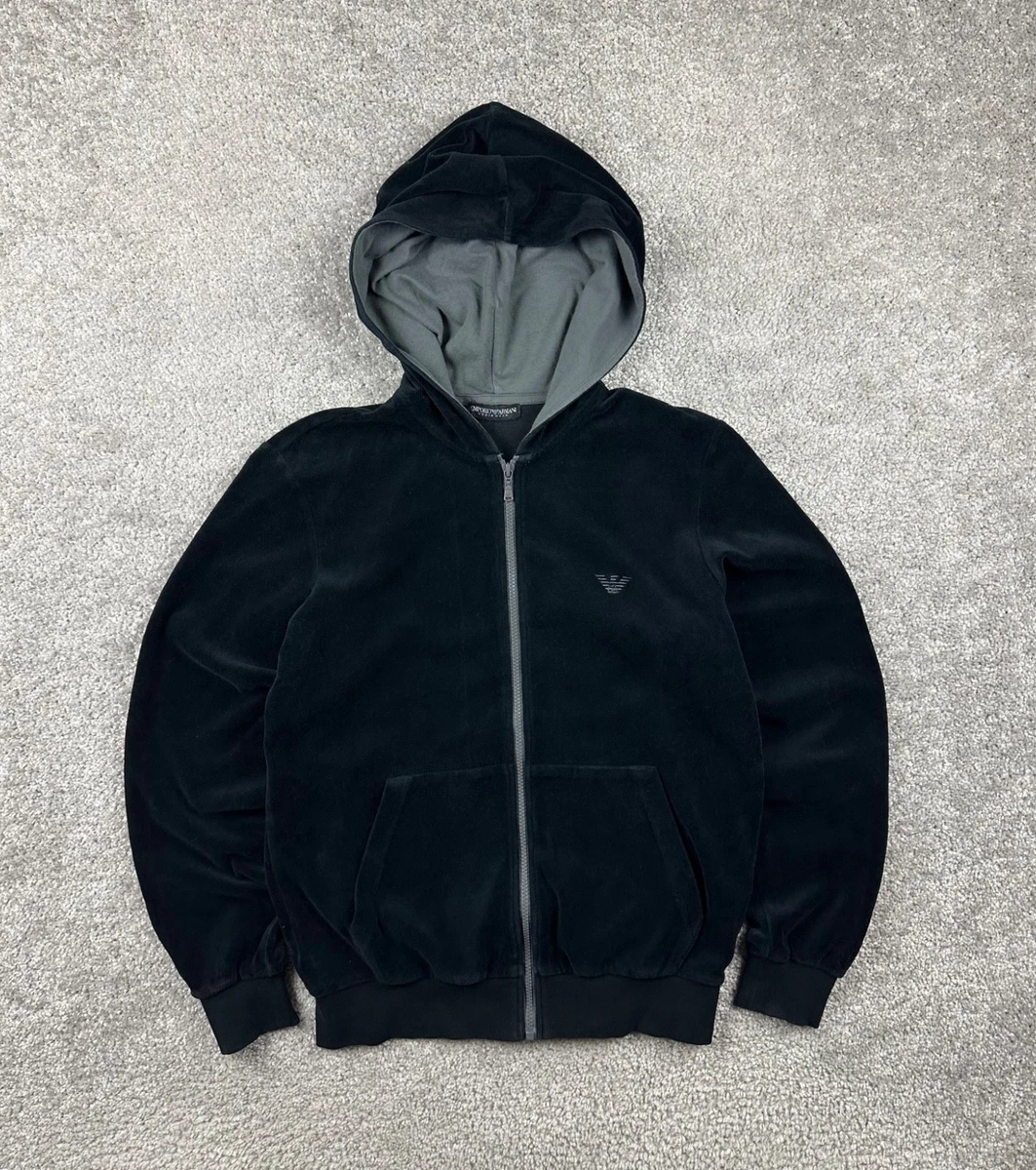 25+ Emporio Armani Black Hoodies & Sweatshirts for Men for sale 