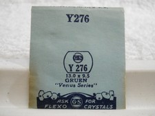 GS Y276 Watch Crystal For Gruen Venus Series - 13.0 x 9.5 mm Replacement Repair