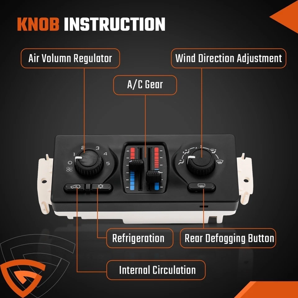 Módulo de control de clima mejorado para Chevy GMC Cadillac con aire acondicionado manual */L Foto 4 de 4