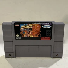 SNES Game Ultimate Fighter Culture Brain 1991